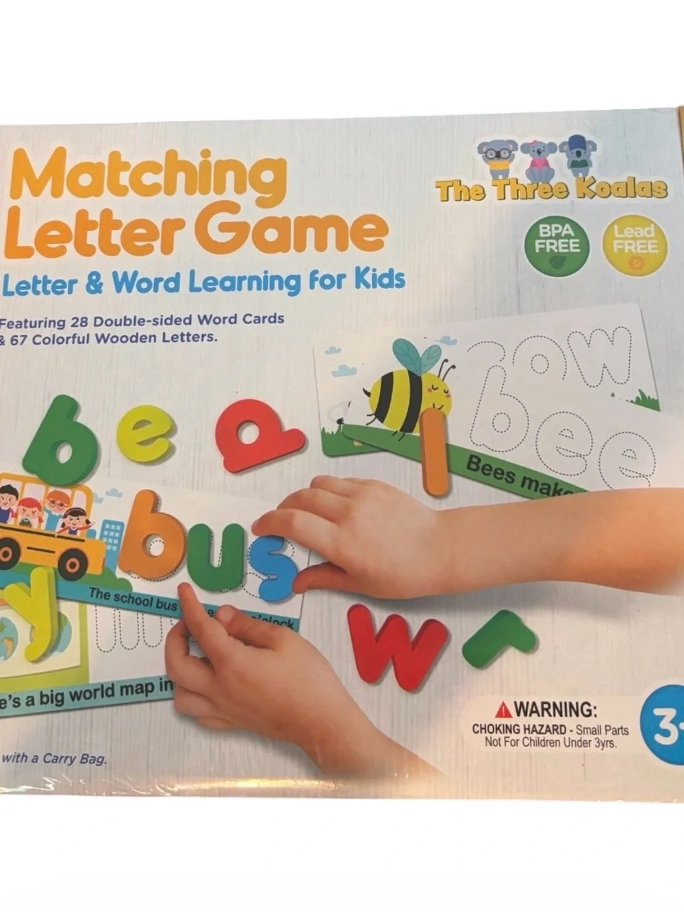 The Three Koalas Matching Letter Toy